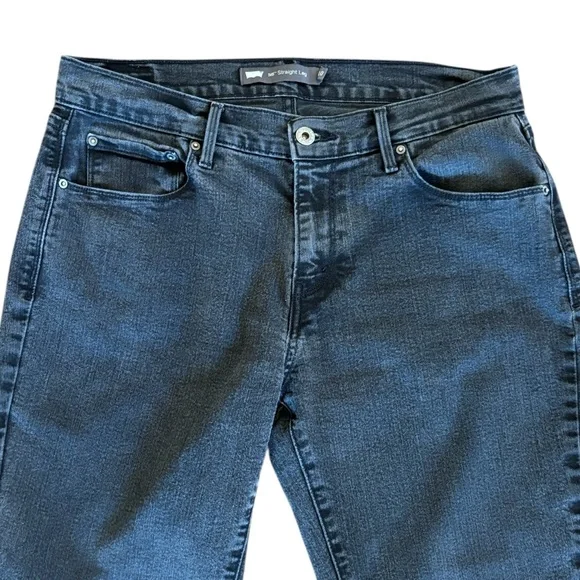 Levi’s 505 Black Straight Leg Jeans Size 10 - Picture 2 of 8